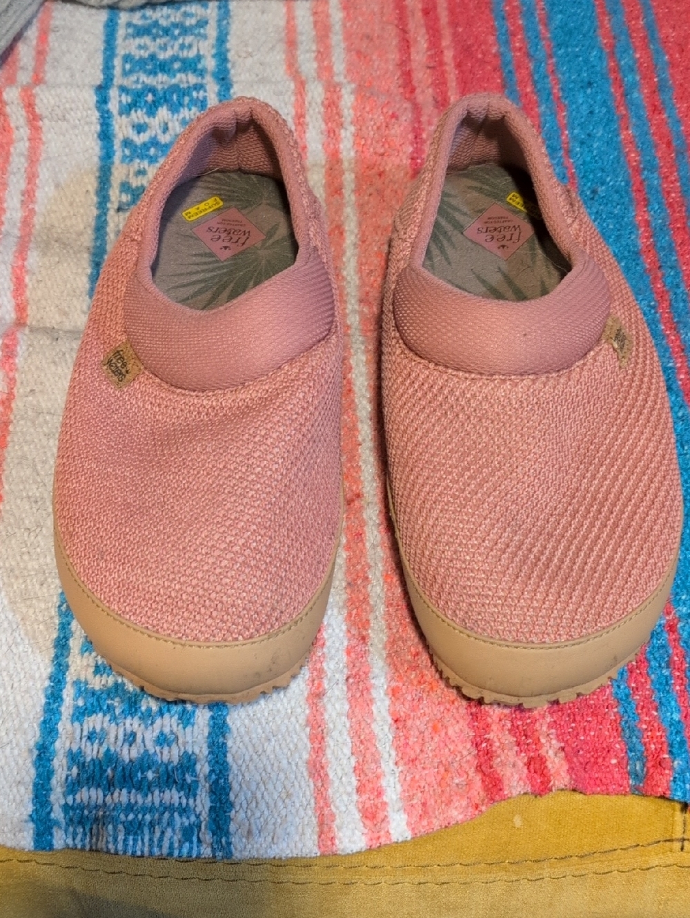Free Waters Pink Slip-On Shoes